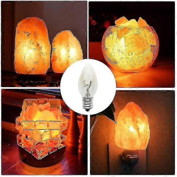 10W E12 C7 Filament Light Bulbs Warm White 10pcs 220-240V Compatible with Living Room Lamps V1188-CAQQ-146886-1