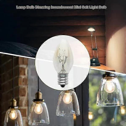 10W E12 C7 Filament Light Bulbs Warm White 10pcs 220-240V Compatible with Living Room Lamps V1188-CAQQ-146886-1