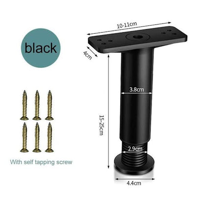 Bed Frame Support Furniture Legs 15-25cm, 1pc V1188-CAQQ-3528-1