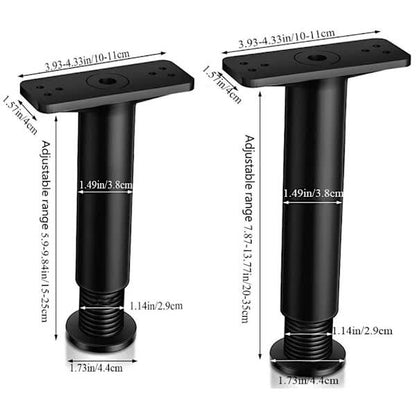 Bed Frame Support Furniture Legs 15-25cm, 1pc V1188-CAQQ-3528-1