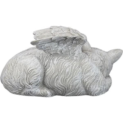 Memorial Cat Pet Angel Statue with Honorary Headstone V1188-CAQQ-37039-1