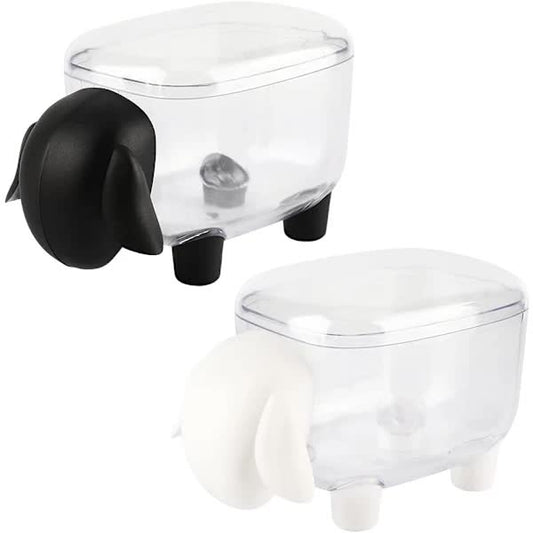 2 pcs Cosmetic Cotton Container, Makeup Cotton Container V1188-CAQQ-37287-1