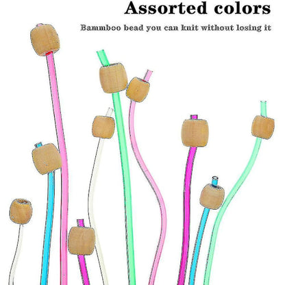 Tunisian Crochet Hook Set 23-Piece with Pearl and Carbonized Bamboo Hooks V1188-CAQQ-94355-1