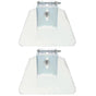 Bench Grinder Guard Replacement Eye Guard Accessories 2pcs with Screws Included V1188-CARR-1839-1