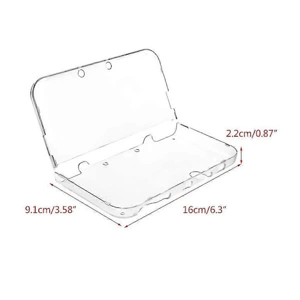 Anti-Fall Transparent Game PC Case Protection Shell Compatible with New 3DS XL Console V1188-CARR-3000-1