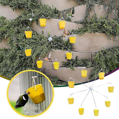 Bird Carousel Toy With Bird Feeder Spinning Garden Decoration V1188-CAWW-17009-1