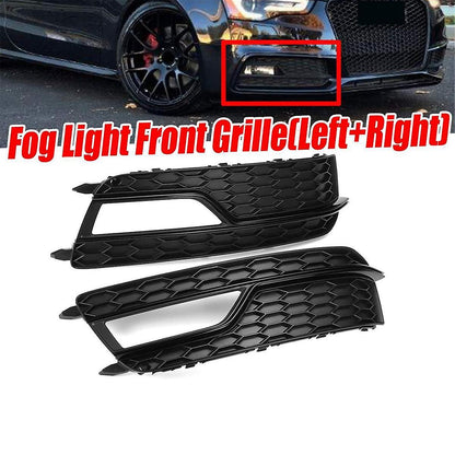 Fog Light Grille for Audi A5 S5 2013-2016 Compatible with 8T0807681K Bumper V1188-CAWW-19931-1