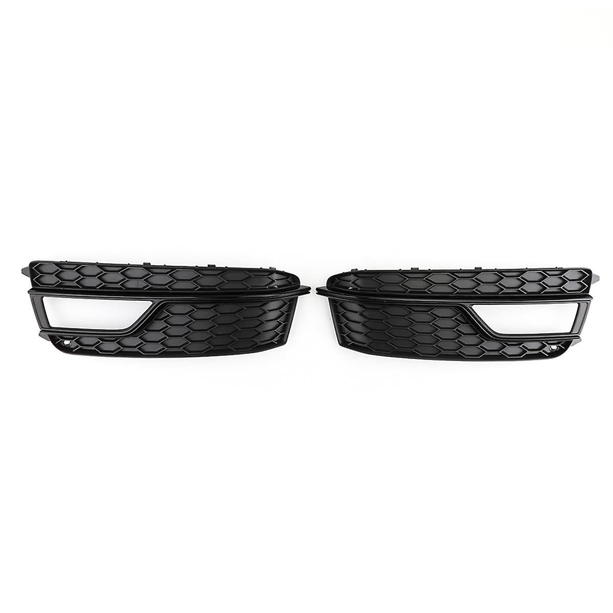 Fog Light Grille for Audi A5 S5 2013-2016 Compatible with 8T0807681K Bumper V1188-CAWW-19931-1