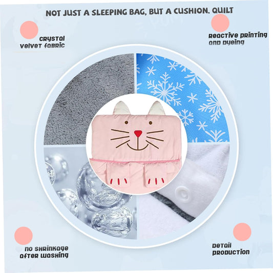 Sleeping bag for children, cozy cartoon design for boys and girls V1188-CE-41F-00045