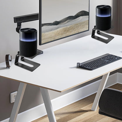 Studio Monitor Stand, 2-Pack Speaker Stands for Desk or Bookshelf, Stable Speaker Stands for Home Studio or V1188-CE-41F-00205
