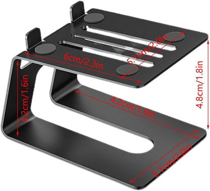 Studio Monitor Stand, 2-Pack Speaker Stands for Desk or Bookshelf, Stable Speaker Stands for Home Studio or V1188-CE-41F-00205
