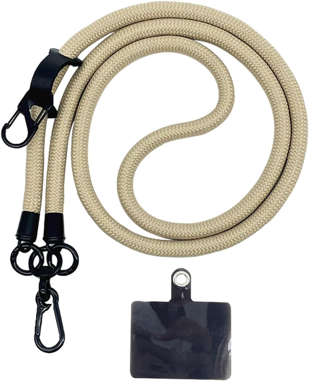 Thick Rope Phone Lanyard 10MM Mobile Strap Neck Holder Compatible with Apple Compatible with Samsung V1188-CE-41F-00290-3