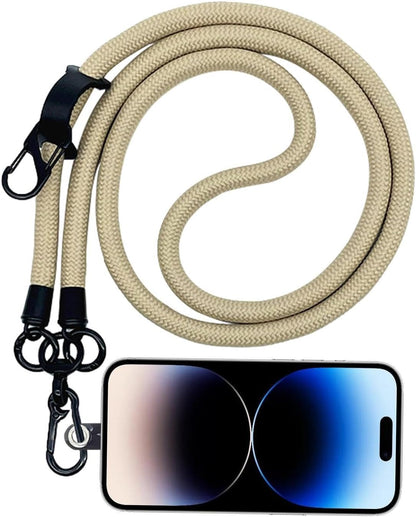 Thick Rope Phone Lanyard 10MM Mobile Strap Neck Holder Compatible with Apple Compatible with Samsung V1188-CE-41F-00290-3