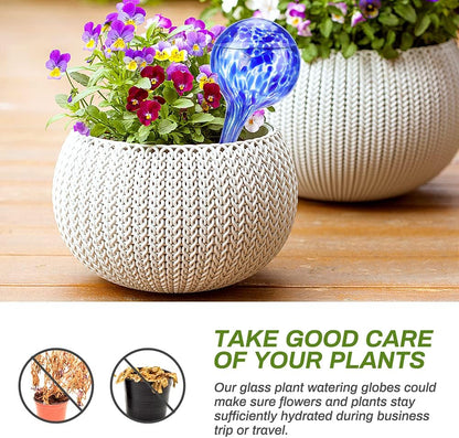 4 pcs Self-Watering Glass Plant Watering Balls V1188-CE-A00697