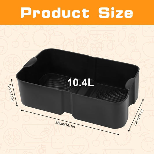 Silicone Molds for Air Fryer, Ninja Flex Drawer Air Fryer, Reusable for 10.4L V1188-CE-A41-00262