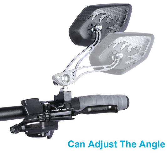 Bicycle Mirrors, [Upgraded Version] Two pcs HD Safety Glass Adjustable Rearview Mirrors for Mountain Bike, V1188-CE-MO00731