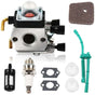 Carburetor Kit for STIHL FS55 FS55R FS55RC FS38 KM55 HL45 KM55R Air Filter Fuel Pilot Kit Spark Plug Kit V1188-CE-MO02179