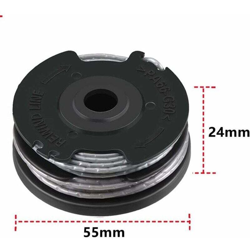 Bosch F016800351 Refill and integrated 6 m long wire spool 1.65 mm wire thickness for trimmers. V1188-CE-MO02498