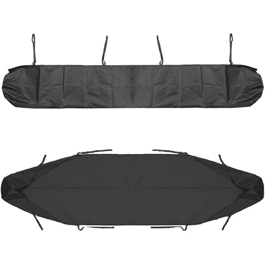 Awning Dust Cover, 3m Patio Awning Dust Cover Black Patio Awning Storage Cover, Waterproof Winter Protection, V1188-CE-MO02669