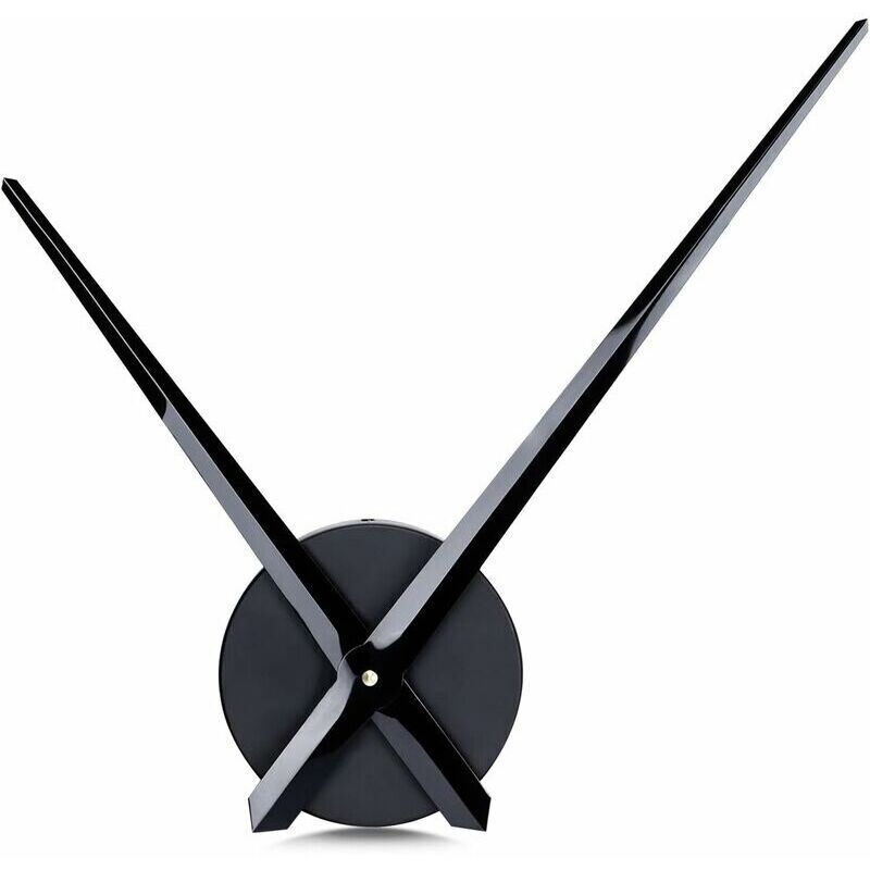 Large Wall Clock Single Hand No Numbers 31.5cm Hands High Longitudinal Shaft Mechanism Black V1188-CE-MO02717