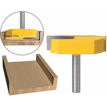 Router, Edge Router, 8mm Router, Bottom Cleaning Router, T-Slot Routers, 8x57mm Bottom, Yellow Blade, from DE V1188-CE-MO03168