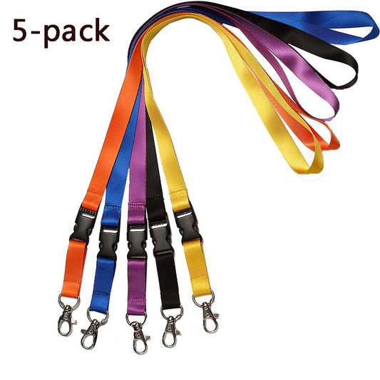 5-pack Neck Warmers with Removable Buckle - Orange, Blue, Purple, Black, Yellow, SU-CYL-0598 V1188-CE-X00021