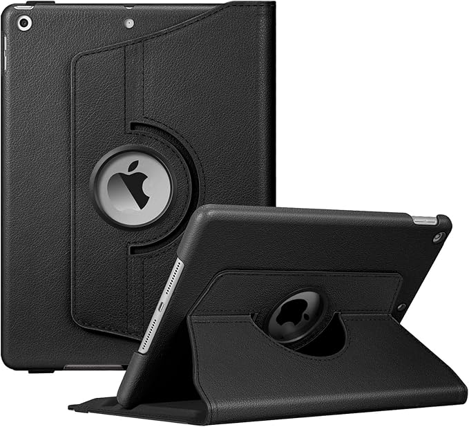 Fintie Rotating Case for iPad 10.2 inch iPad 9th 8th 7th Gen 360 Degree Auto Wake Sleep Black V1188-CE-Y1016-00010