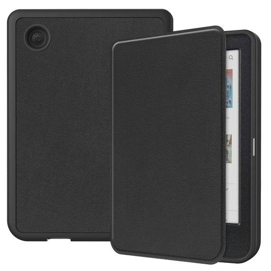 KOBO Clara Colour Compatible Leather Case Caster Black LGL V1188-CE-Y1016-00115