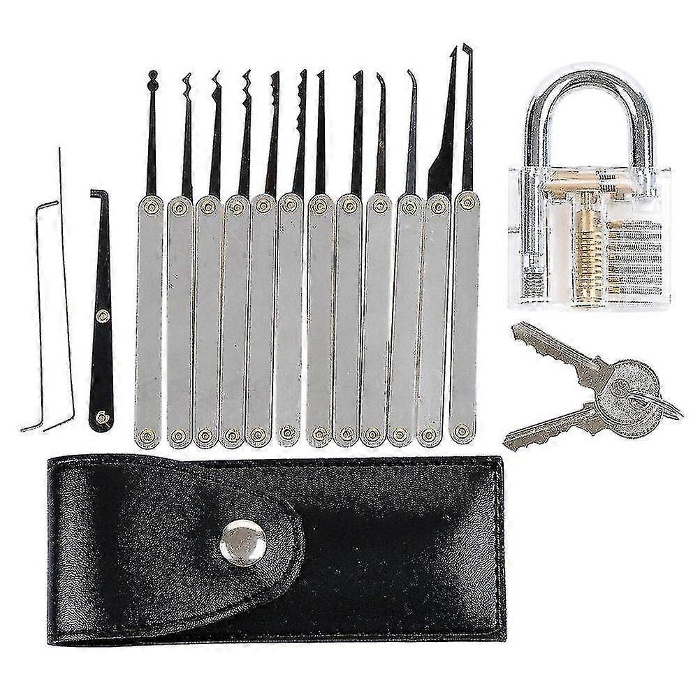 Lock Picking Tools 15 Pcs Professional Lock Picking Kit Set Tool V1188-CE-Y1108-00295