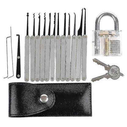 Lock Picking Tools 15 Pcs Professional Lock Picking Kit Set Tool V1188-CE-Y1108-00295