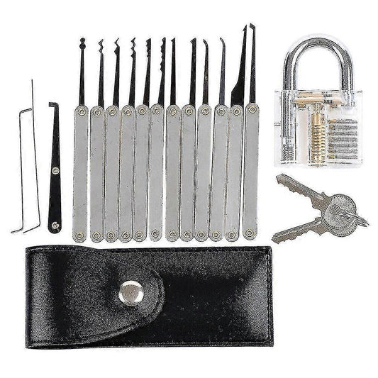 Lock Picking Tools 15 Pcs Professional Lock Picking Kit Set Tool V1188-CE-Y1108-00295