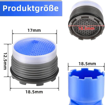 M18.5 Faucet Aerator 6-Pack External Thread Water Saver with 2 Aerator Keys V1188-CE-Y1217-00429