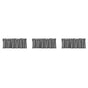 Checkered Kitchen Curtain Farmhouse Style 3-Pack Window Decoration in Black and White V1188-CE-Y1300146