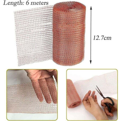 Copper Net 6m Roll Rodent Protection for Garden Snails Mice Birds Nematodes V1188-CE-Y1300264