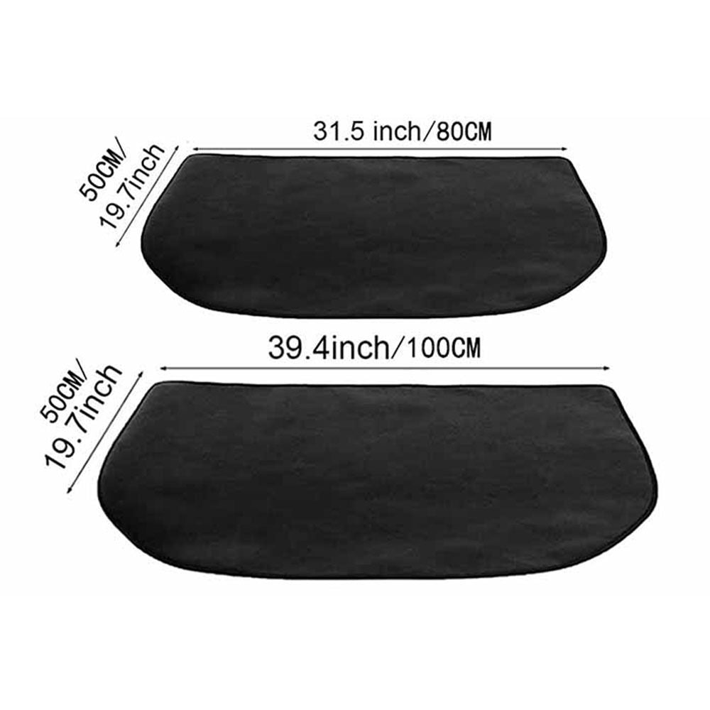 Fireproof Mat for Fireplace, Hearth & Grill Floor Protector 50X80CM V1188-CE-Y700072