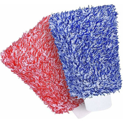 Microfiber Car Wash Mitt Gloves Super Absorbent Chenille for Kitchen and Auto Cleaning V1188-CE-Y710-00693