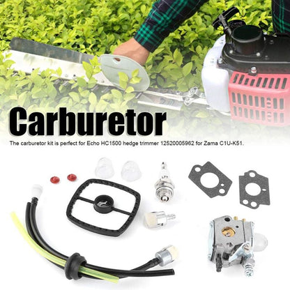 Echo HC1500 Hedge Trimmer Carburetor 12520005962 for Zama C1U-K51, Hedge Trimmer Accessory Kit V1188-CE-Y819-47