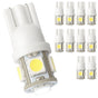 T10 LED Bulbs White 10-Pack W5W White Diode Bulbs V1188-CE-Y913-00885