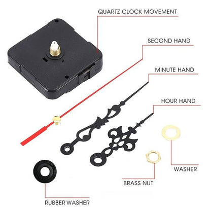 Wall Clock Movement Silent Quartz Clock 2-Pack V1188-CE-Y913-01493