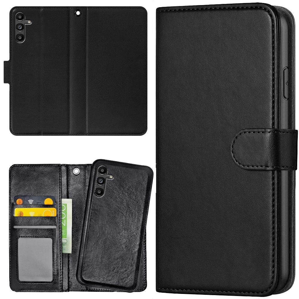 Compatible with Samsung Galaxy A55 5G Wallet Case Black V1188-CE-Y913-02198