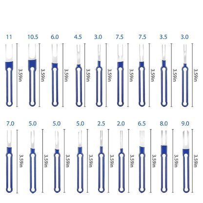 36 Piece Terminal Removal Tool Kit, Pin Extractor, Terminal Stripping Kit, Electrical Cable Connector V1188-CE-Y917-00853