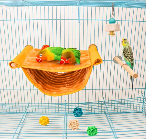 Hamster Hanging Warm Bed House Cage Compatible with Rat Bird Parrot V1188-CE-Y918-00748