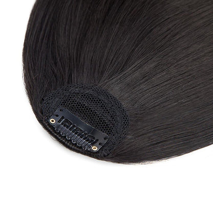 Clip In Hair Bangs Extensions 28cm Black Brown French Bangs Hair Pieces V1188-CE-Y919-00688-2