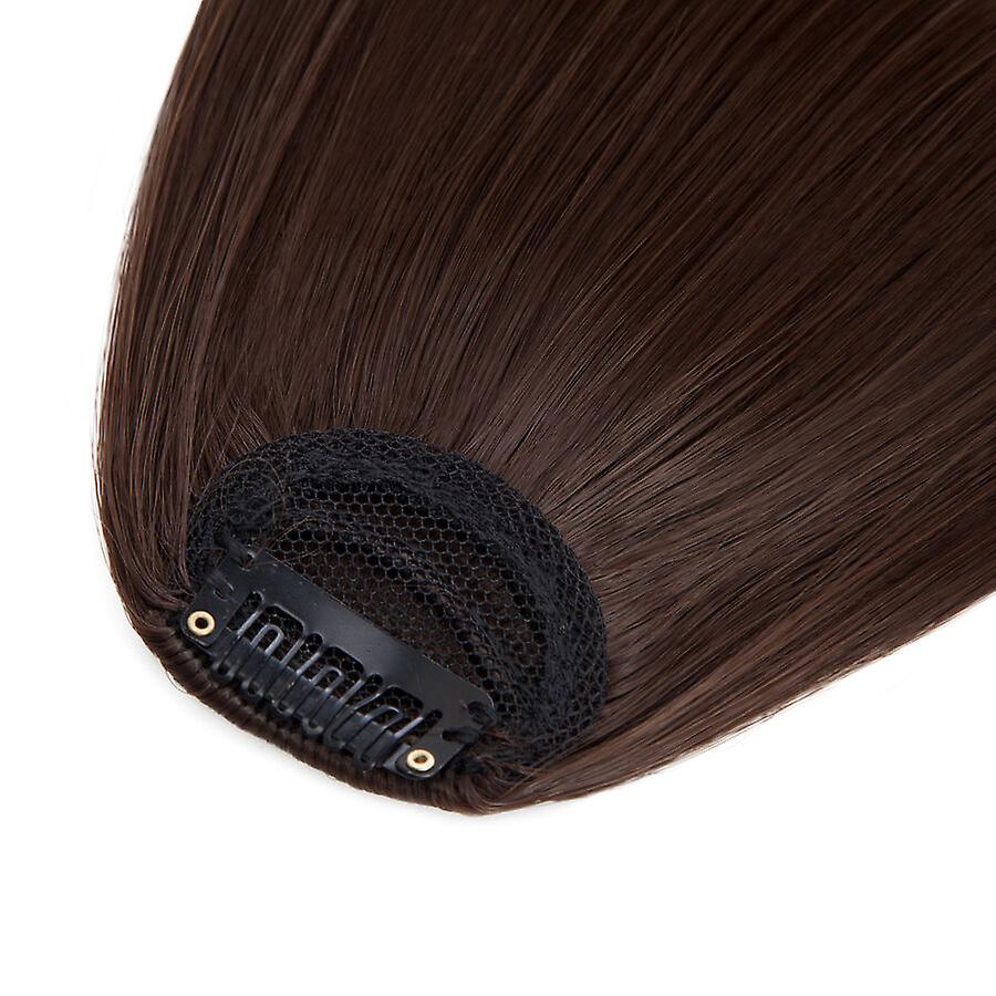 Clip In Hair Bangs Extensions 28cm Medium Brown French Stylish Hair Pieces V1188-CE-Y919-00688-9