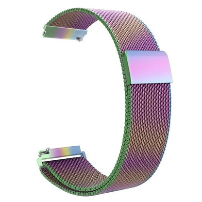 Garmin Venu 2 2S SQ Compatible Milanese Magnetic Stainless Steel Bracelet Silver V1188-CE06-38479