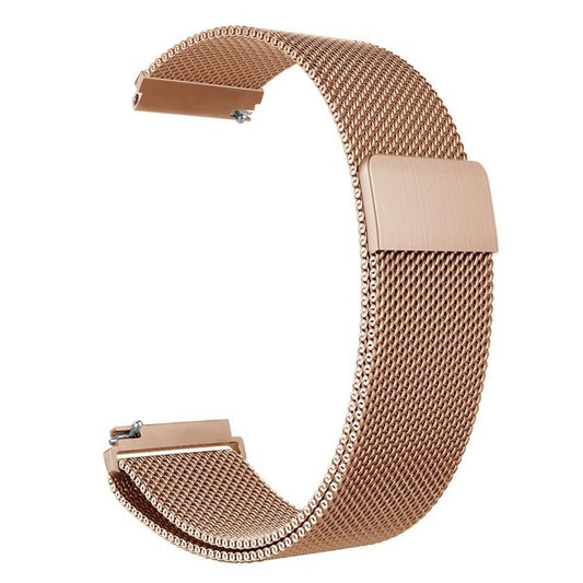 Stainless Steel Milanese Magnetic Bracelet for Garmin venu 2/venu SQ/venu 2S Venu2S Rose Gold V1188-CE06-38490