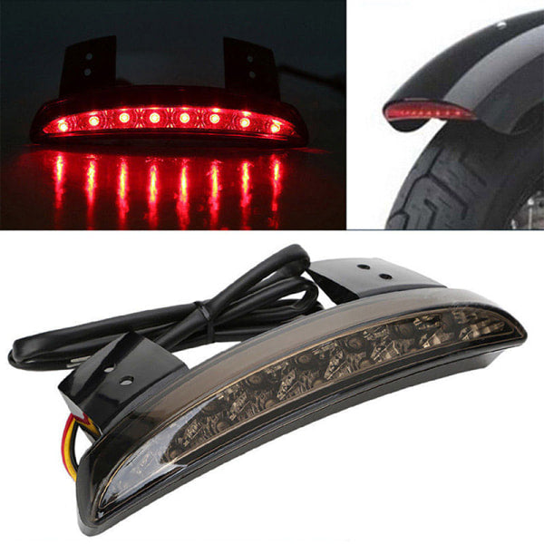 Motorcycle Mount XL883 1200 LED Tail Light Rear Black V1188-CE06-43348