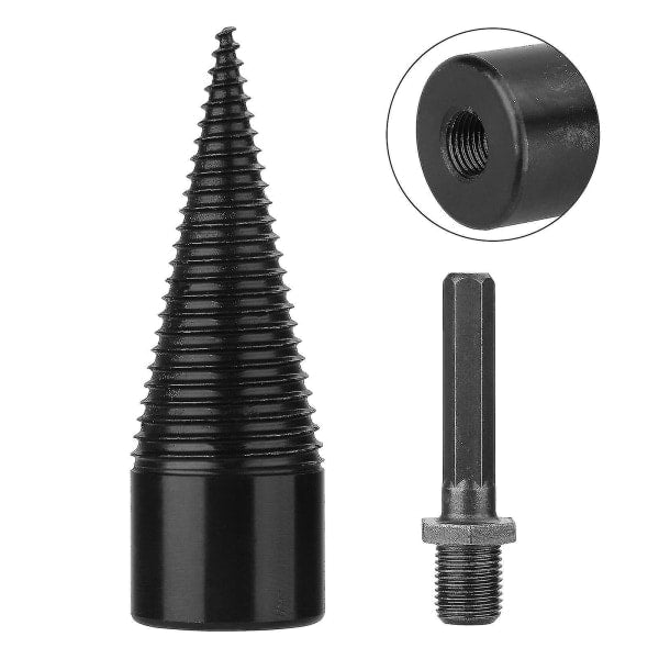 Industrial wood drill bits, wood cones, hexagonal shank, wood splitter, screw splitter, 38 mm V1188-CE06-48871