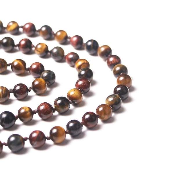 108 Mala Bead Necklace, Tibetan Prayer Beads in Natural Stone V1188-CE06-49112