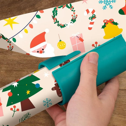 4-pack Sliding Wrapping Paper Cutters - Portable Gift Wrapping Paper Roll Cutter for Christmas and Birthday V1188-CE06-49260